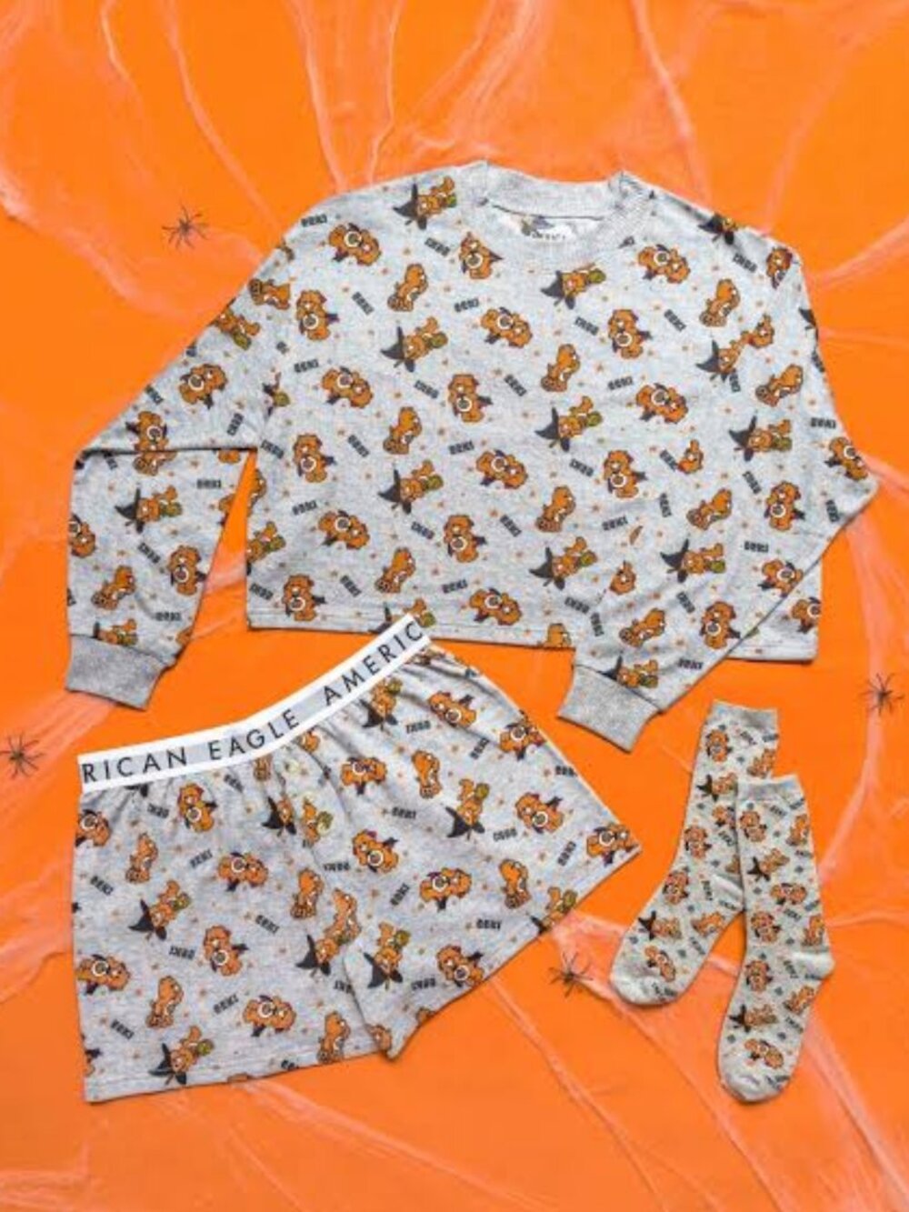 NWT American Eagle x Care Bears Halloween Plush PJ Set ✨